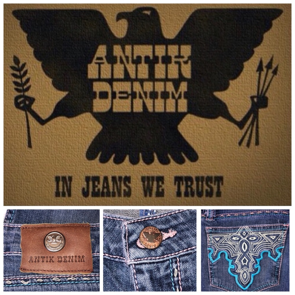 ✨last chance ✨Antik Denim embroidered jeans